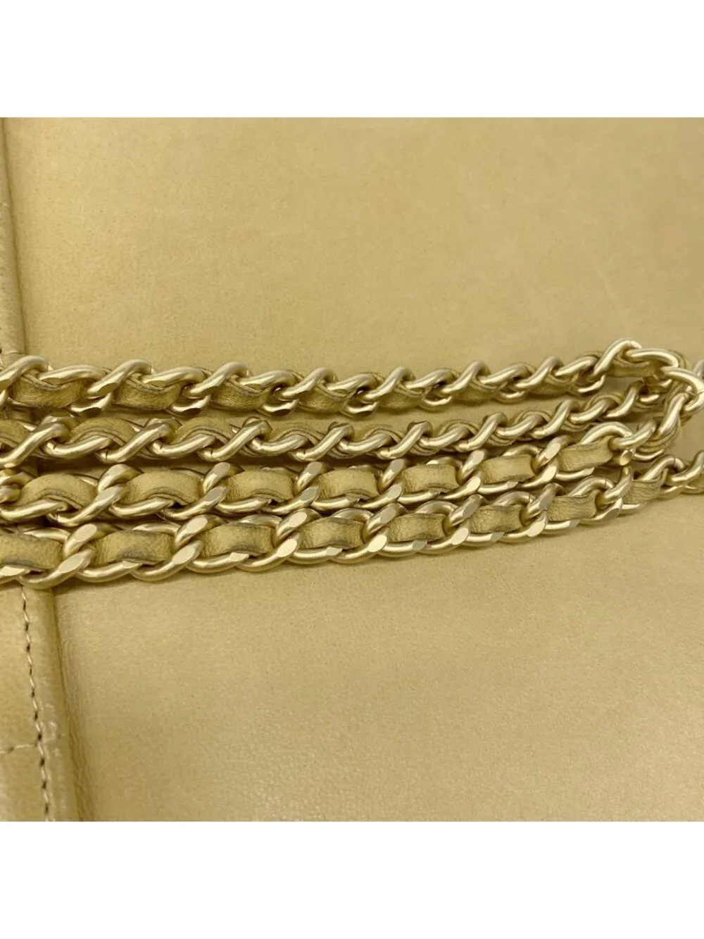 Chanel Shoulder Bag 2.55 Choco Bar Lambskin Brown Gold